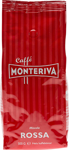 Monteriva Rossa kaffebönor 500g